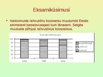 Rahvastik ja asustus #12