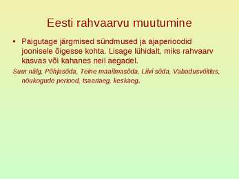 Rahvastik ja asustus #23