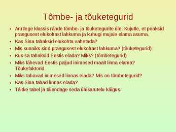 Rahvastik ja asustus #37
