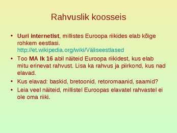 Rahvastik ja asustus #45