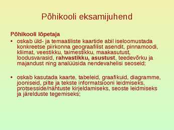 Rahvastik ja asustus #7