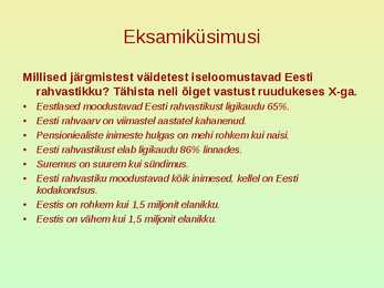 Rahvastik ja asustus #10