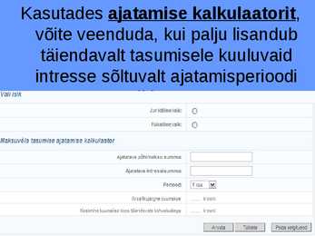 Maksuvõlgade ajatamine #6