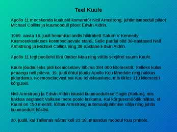 Inimene kuul #2