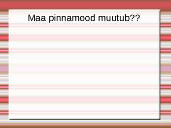 Maa pinnamood