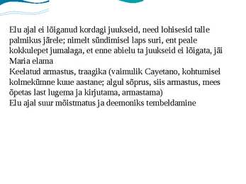 Armastusest ja teistest deemonitest #5