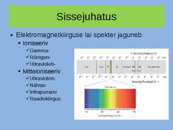 Elektromagnetkiirguse mõju tervisele #2