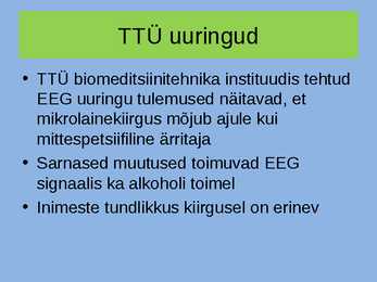 Elektromagnetkiirguse mõju tervisele #8