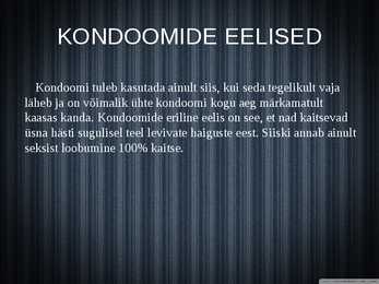 KONDOOM #9