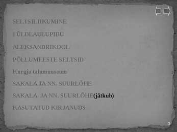 Ärkamisaeg #3