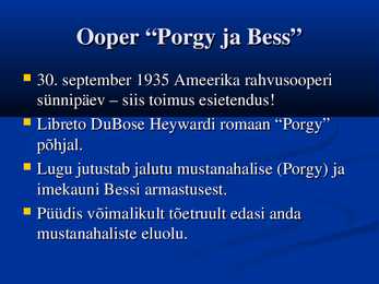 USA muusika 20-sajandi I poolel #7