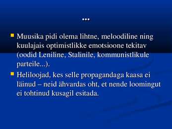 Vene muusika 20-sajandil #3