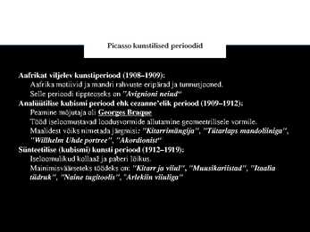 Kubism ja abstraktsionism #9