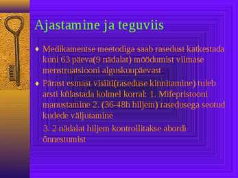 Medikamentne abort #3