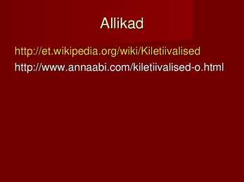 Kiletiivalised #8