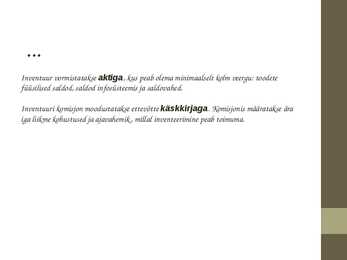 Inventeerimine #5