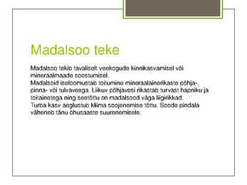 Madalsoo #11