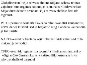 Globaliseerumine ja ühiskonna areng #12
