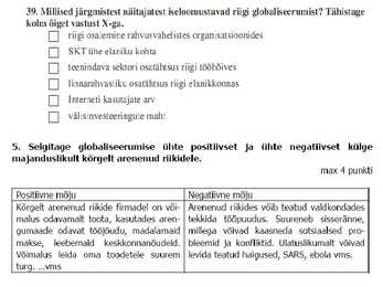 Globaliseerumine ja ühiskonna areng #4