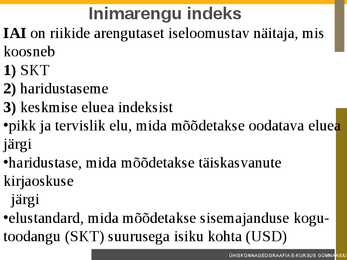 Globaliseerumine ja ühiskonna areng #7