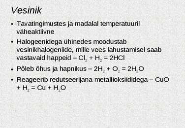 TÄHTSAMAD MITTEMETALLID #4