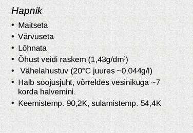 TÄHTSAMAD MITTEMETALLID #8