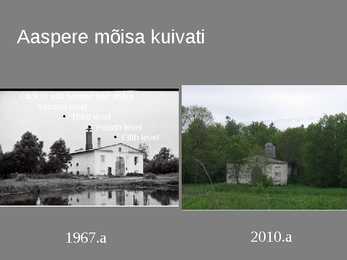 Ajaloo esitlus aaspere mõisast #12