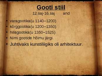 Kunstiajalugu #19