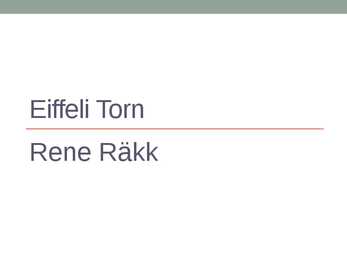 Eiffeli Torn