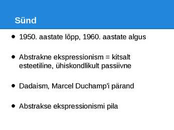 Neodada stiil #2