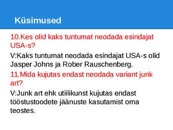 Neodada stiil #18