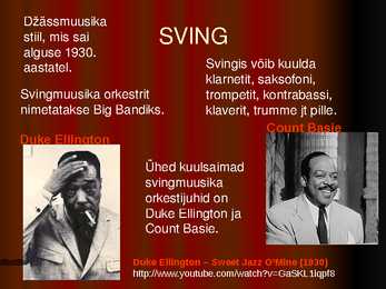 MUUSIKA JA TANTS 1920 -1930 aastatel #4