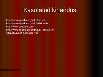 MUUSIKA JA TANTS 1920 -1930 aastatel #8