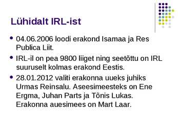 Isamaa ja Res Publica Liit #2