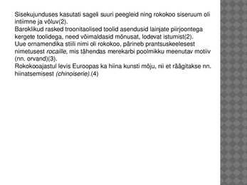 KUNST PRANTSUSMAAL JA KESK-EUROOPAS 18-sajandil #4