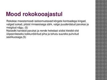 KUNST PRANTSUSMAAL JA KESK-EUROOPAS 18-sajandil #5