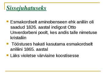 ANILIIN #2