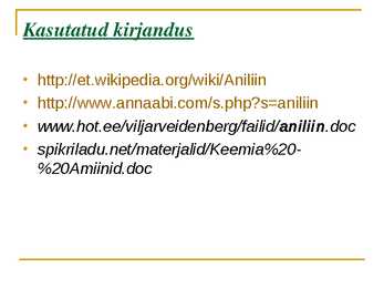 ANILIIN #15