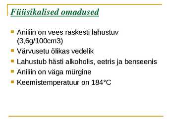 ANILIIN #7