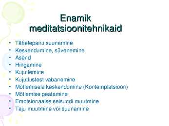 Meditatsioon #5