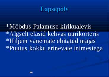 Oskar Lutsu esitlus #5