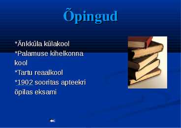 Oskar Lutsu esitlus #6