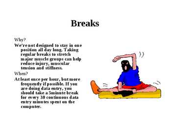 Stretches and exercises in office #2