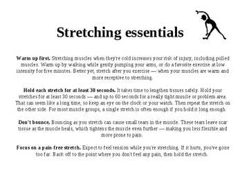 Stretches and exercises in office #4