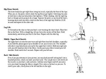 Stretches and exercises in office #6