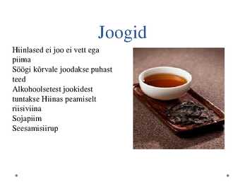 HIINA KÖÖK #7