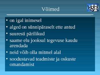 Karjääriõpetus-võimed-huvid #4