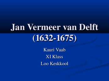 Jan Vermeer van Delft