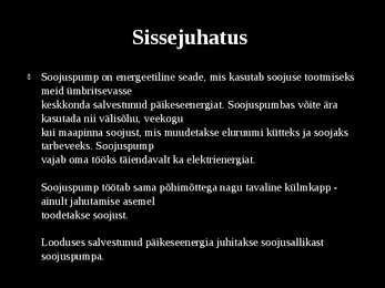 Soojuspumbad #3