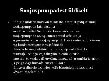 Soojuspumbad #7